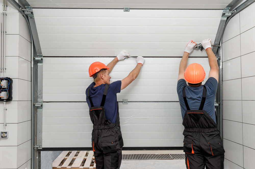 installation-porte-de-garage-sectionnelle