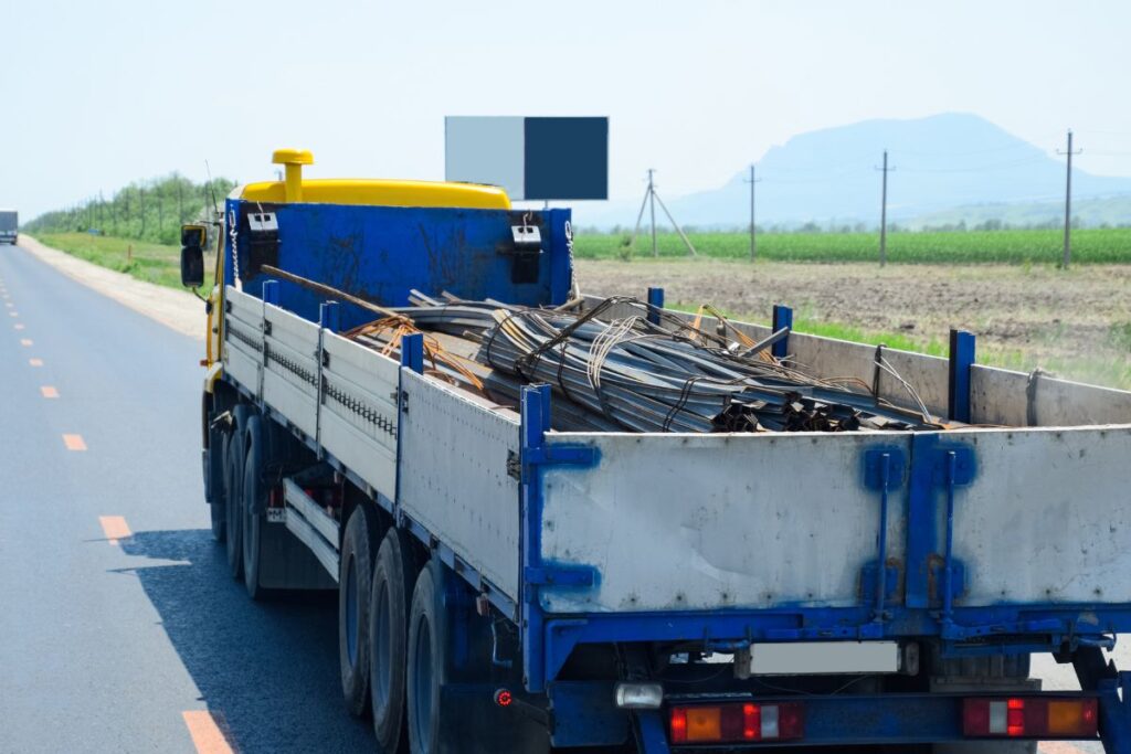 Camion loué pour une rénovation