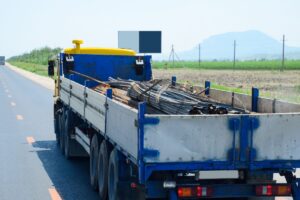 Camion loué pour une rénovation